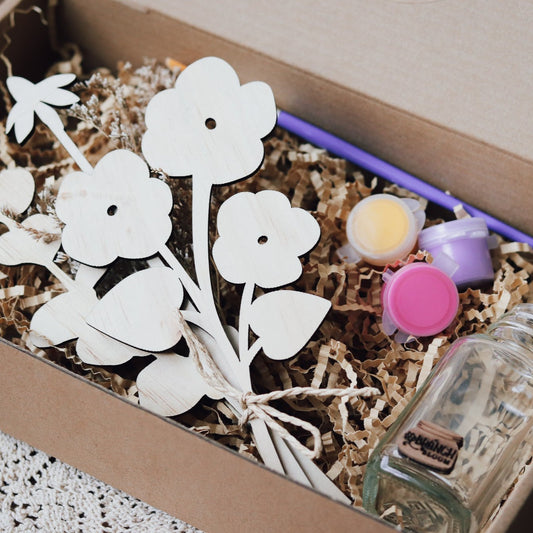 Mother's Day - DIY Brush & Bloom Gift Set